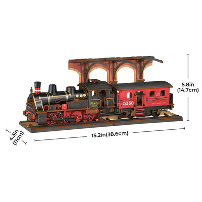 PUZLE 3D MADERA ROBOTIME - STEAM JOURNEY TGS01 🚂