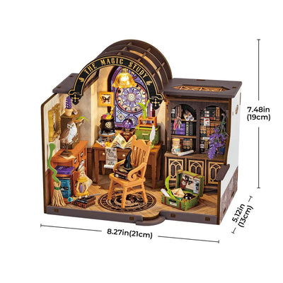 PUZLE 3D MADERA ROBOTIME CASITA MINIATURA - MAGIC STUDY DG166 ✨