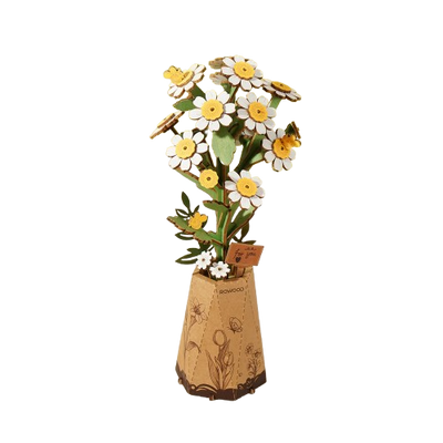 PUZZLE 3D MADERA ROBOTIME - ROWOOD Chamomile TW061 🌼 Flor de manzanilla