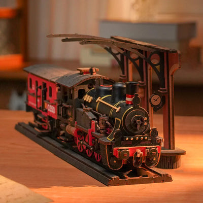 PUZLE 3D MADERA ROBOTIME - STEAM JOURNEY TGS01 🚂