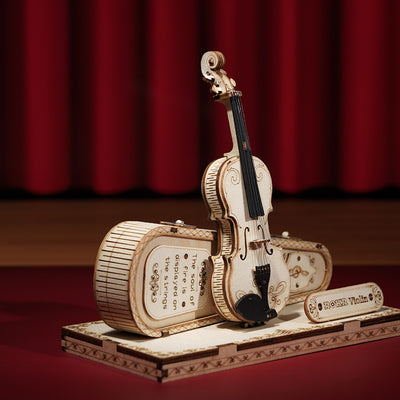 PUZZLE 3D MADERA ROBOTIME - Violin Capriccio TG604K (Violín) 🎻🎼