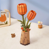 PUZZLE 3D MADERA ROBOTIME - ORANGE TULIP (TULIPÁN NARANJO) TW081 🌷🧡