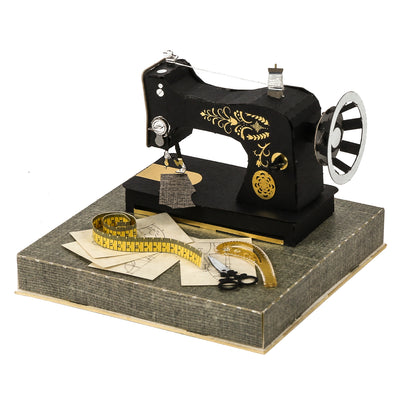 Puzzle 3d papel PaperNthought - VINTAGE DIY KIT / SEWING MACHINE (MÁQUINA DE COSER)